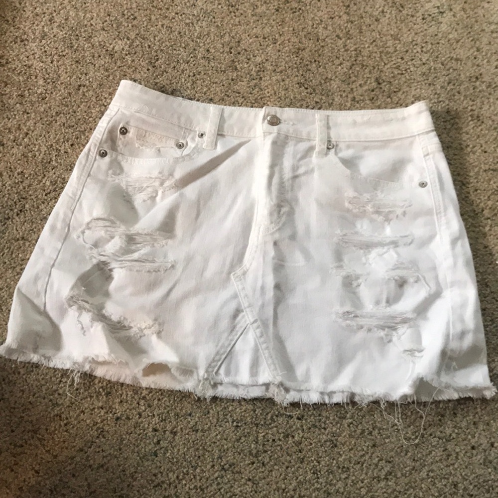 White jean skirt - American Eagle